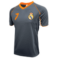 thumbnail image 2 of Rhinox Real Madrid #7 Soccer Jersey, Gray/Orange, 100% Polyester, YM-XL, 2 of 4