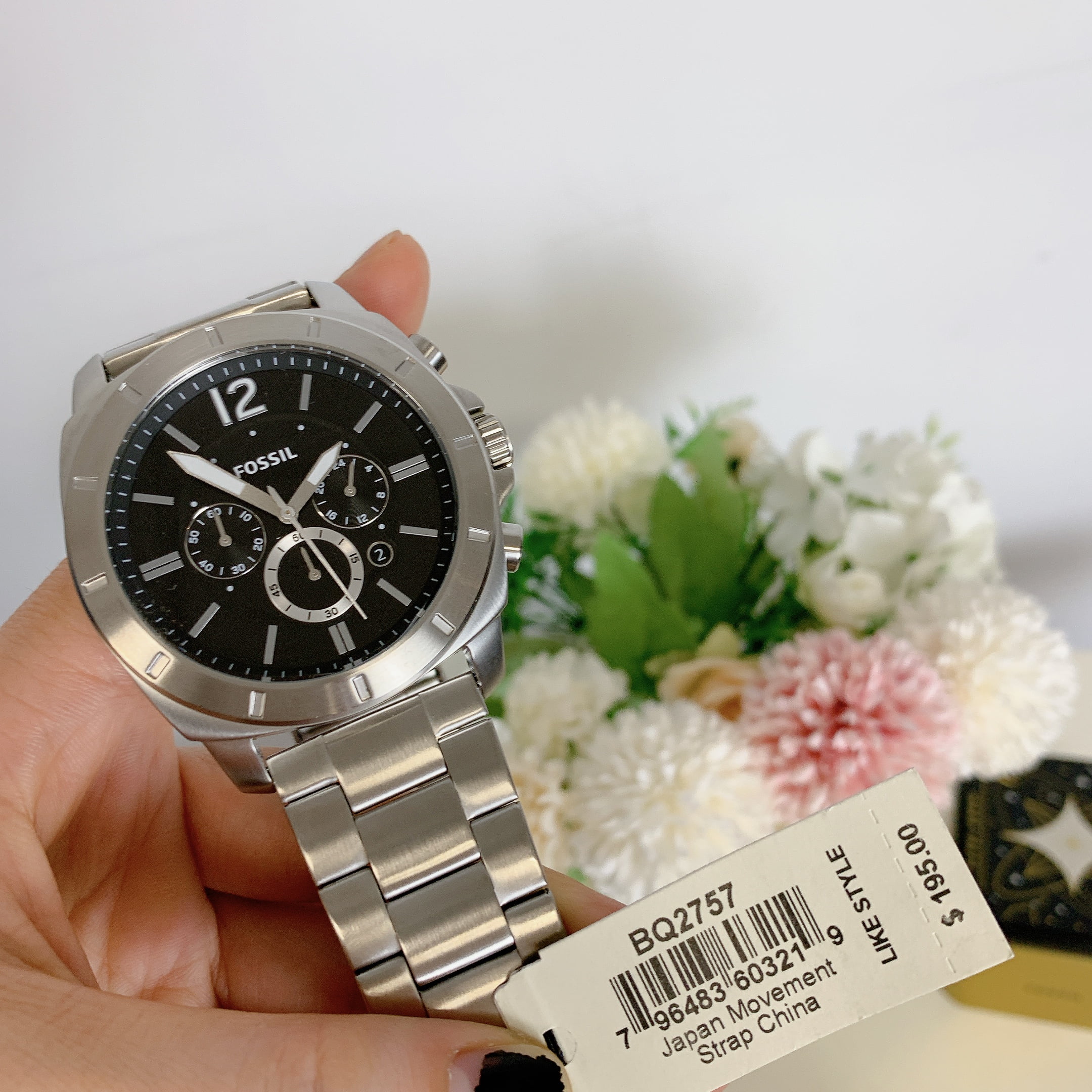 Fossil BQ2757 Privateer Chronograph Stainless Steel Watch
