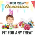 thumbnail image 7 of Zulay Kitchen 200 Pack Candy Treat Cellophane bags - 4x6 Thick Plastic Candy Bags with Ties for Goodie Bags by Simple Craft, 7 of 7