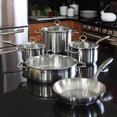 thumbnail image 2 of Chantal SLIN- 9 Induction 21 Steel Cookware Set - 9 Piece, 2 of 5
