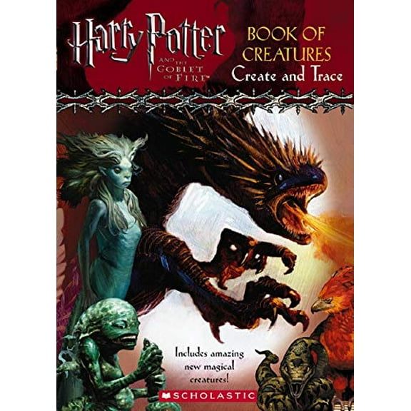 Pre-Owned Harry Potter And the Goblet of Fire Book Of Creatures: Create And Trace Paperback