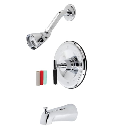 Kingston Brass KB6631CKL Kaiser Single-Handle Tub and Shower Faucet Polished Chrome