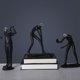 thumbnail image 2 of Estatua deportiva, figura abstracta, escultura, adornos pequeños, estatua de resina, artesanía para el hogar, decoración del hogar, figuras modernas 7, 2 of 5