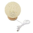 thumbnail image 2 of Lampe de Chevet en Rotin, Lampe de Table en Rotin Tissée à la Main avec LED USB pour Salon, 2 of 8