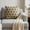 1. Chartreuse (Zoraya), variant on Ikat, Boho Chartreuse Luxury Throw Pillow Covers 18"x18" | Rustic Linen Cushion Cover Geoemtric | Rustic, Tribal Pillowcases for Couch, Sofa Bedroom & Living Room - Terrosa