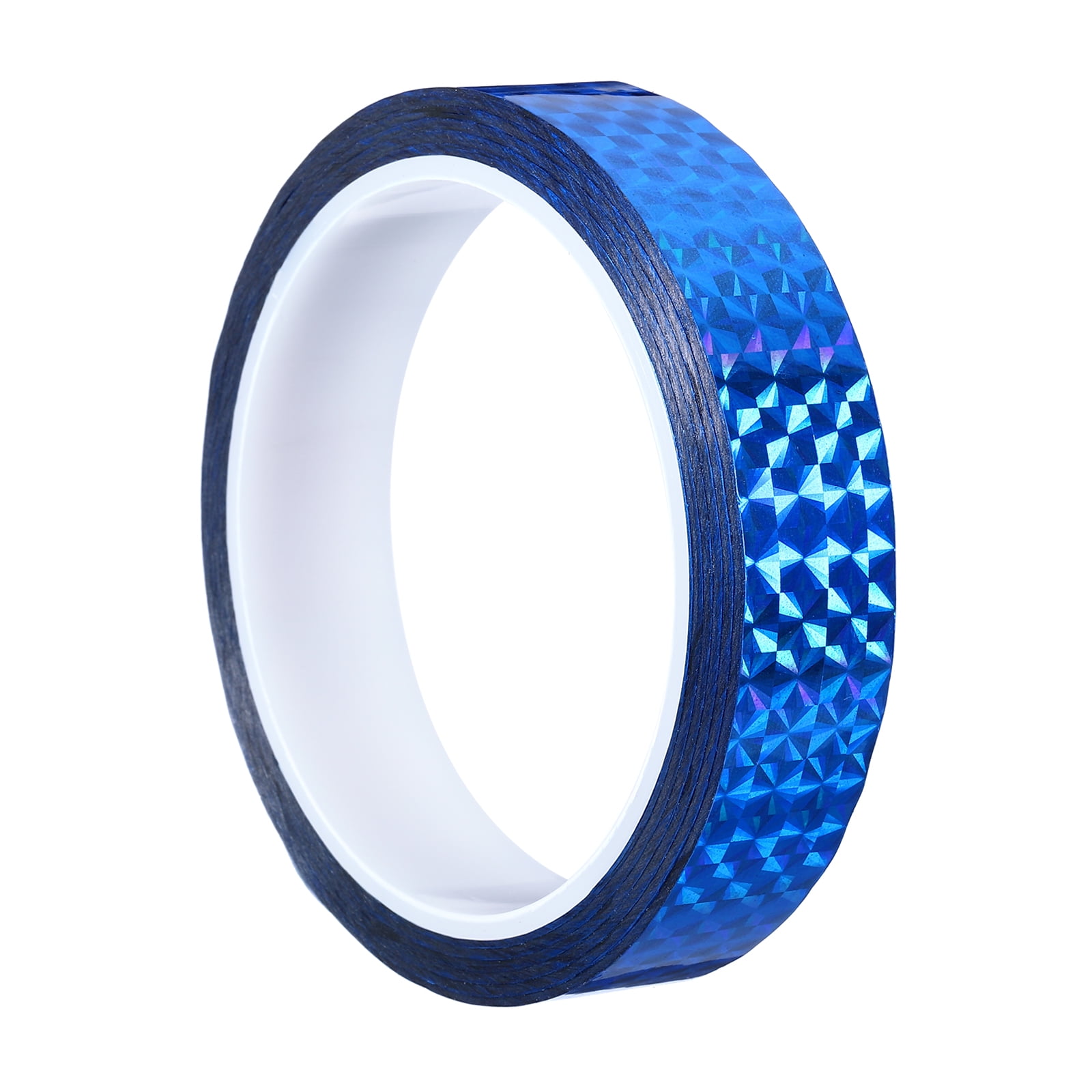 20mm x 50m Prism Tape, Holographic Reflective Self Adhesive for DIY Art Craft Wrapping Decoration, Blue