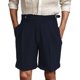 thumbnail image 3 of Pantalones cortos casuales de sastrería británica para hombre: prenda elegante y cómoda para practicar deporte a diario, fácil de cuidar, 3 of 8