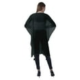 thumbnail image 4 of Moomaya Womens Georgette Shrug Open Front Long Sheer Coverup w/ Tassels, 4 of 7