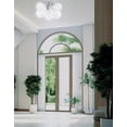 thumbnail image 3 of Charlize 3 Light Flush Mount - Polished Chrome - Clear Spiral Glass, 3 of 3