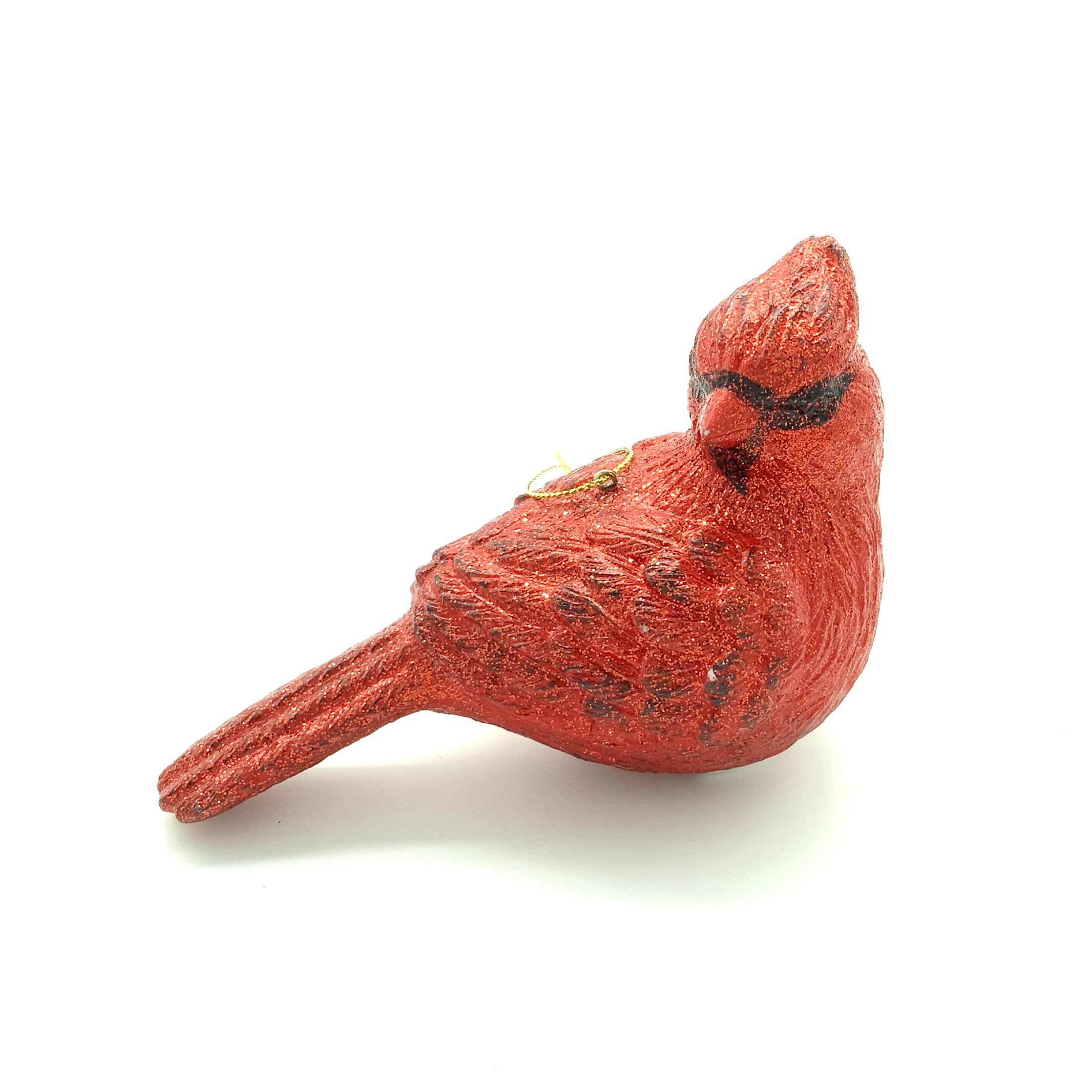 Holiday Time 3D Red Cardinal Birds Decorative Accent Ornaments