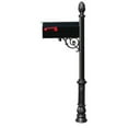 thumbnail image 2 of Lewiston LPST-703-E1-BZ E1 Economy Mailbox System with Ornate Base & Pineapple Finial, Bronze, 2 of 3