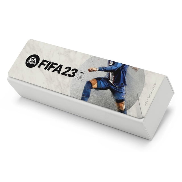 FIFA Estuche Rígido para Gafas de Cuero PU Protector con Forro de Felpa Premium Suave para Hombres y Mujeres