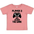 thumbnail image 3 of Inktastic Player 3 Has Joined the Game Boys or Girls Baby T-Shirt, 3 of 5