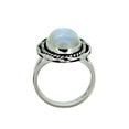 thumbnail image 5 of YoTreasure Oval Moonstone Solid 925 Sterling Silver Gemstone Ring, 5 of 8