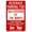 Warning Sign 4, variant on Reserved Parking Metal Sign - 8"x12", Unauthorized Vehicles Warning Decor for Business, Home, Parking Lots, Street Zones