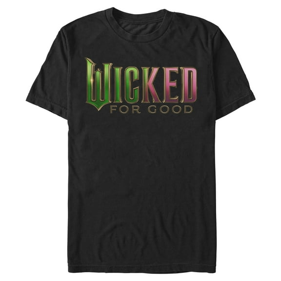 Mens Wicked: For Good Official Tonal Logo T Shirt