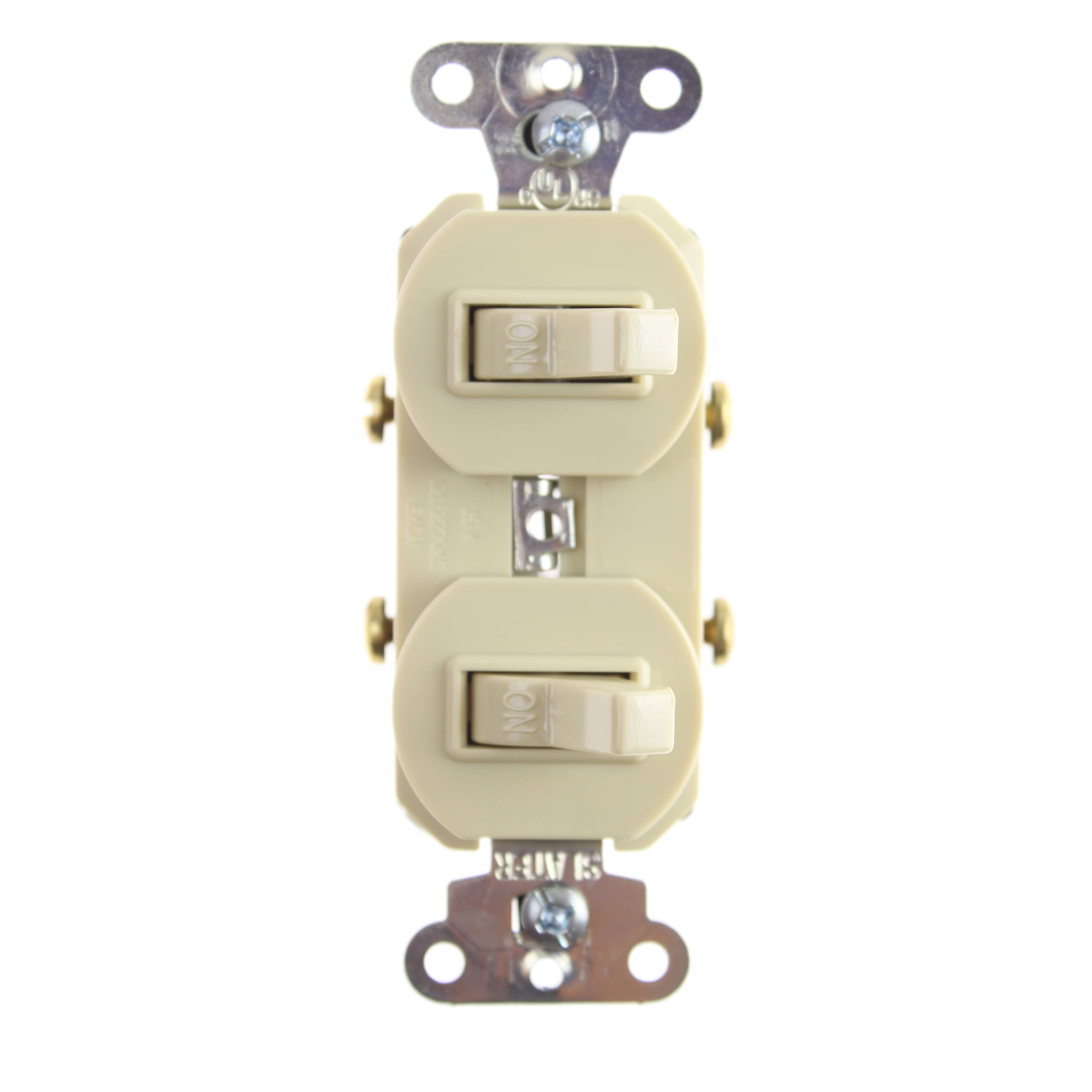 Pass & Seymour Legrand 690IG Combo Combination Switch, 1P, 15A, 120