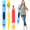 Classic-3, variant on Cute 3 Giant Inflatable Crayon Pencil Paintbrush Balloons Set School Party Decor