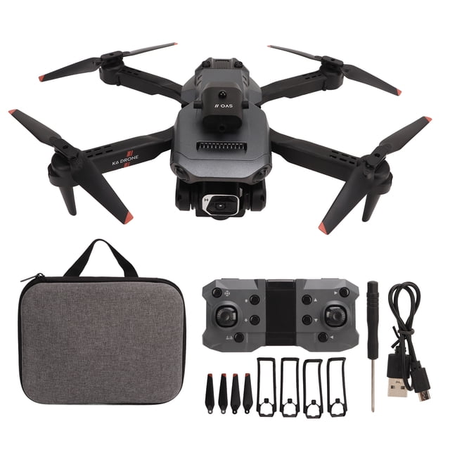K6 Drone aéreo 4K HD Cuatro vías Evitación de obstáculos Posicionamiento de flujo óptico Drone con cámara dual