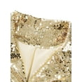 thumbnail image 5 of hirigin Womens Shiny Sequin Jacket Open Front Sparkly Glitter Disco Blazer Long Sleeve Party Evening Cardigan Coat, 5 of 9