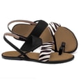 thumbnail image 4 of Chanclas de tacón plano para mujer Sandalias sin cordones Sandalias casuales Sandalias de playa Zapatos Wmkox8yii shjk4787, 4 of 6