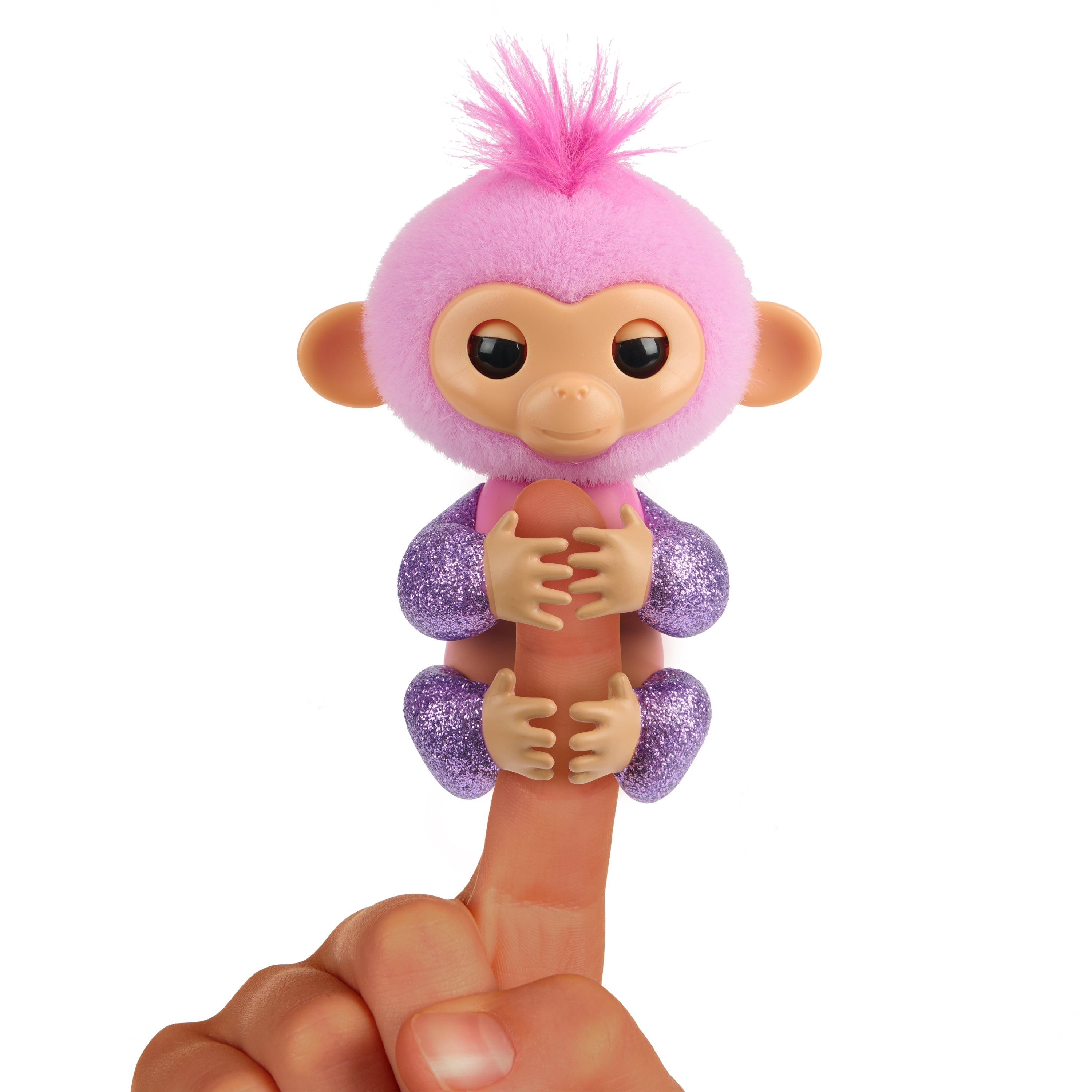 Monkey Interactive Fingerlings Glitter Monkey Purple Fingerlings - Main Image