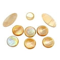 thumbnail image 1 of EeaseCA 9pcs/set Alto Tenor Soprano Saxophone Sax Shell Key Buttons Inlays Accessories (Yellow), 1 of 8