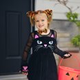 thumbnail image 3 of ColoMX Conjunto de disfraz de tigre para niños con diadema con orejas de animales, cola de nariz y falda tutú naranja y negra, ideal para carnaval de Halloween y fiestas de disfraces, 3 of 7