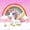 A White Pink, variant on meiyoeat Kawaii Rainbow Unicorn Bedding For Girls,Colorful Cute Stars Print Duvet Cover Full For Kids,Colorful Stars Reversible,3-Piece(No Comforter)
