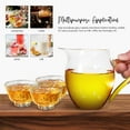 thumbnail image 3 of Qiysamall 300ml Small Glass Pitcher Creamer Jug Frother Cup for Tea Coffee, 3 of 10