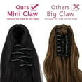 thumbnail image 6 of LELINTA 18" Pony Tail Hairpiece Long Curly Weave Hairpiece Jaw Claw Ponytail Hair Extension One Piece Clip in Synthetic Hair Extensions, 6 of 8