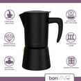bonVIVO Intenca Stovetop Espresso Maker Luxurious Italian Coffee