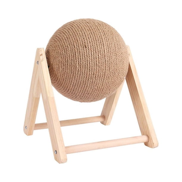 Methold Bola para rascar gatos, garras, giratorio de Sisal, juguete para mascotas resistente al desgaste, tableros divertidos en forma de Juguetes para gatos