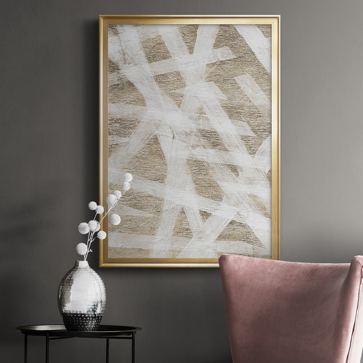 Splinters Premium Framed Print, in Gold, Black, or Silver - Ready to Hang