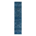 thumbnail image 3 of Unique Loom Paxon Trellis Collection Area Rug - Maeve (2' x 9' 10" Runner Navy Blue/Ivory), 3 of 12
