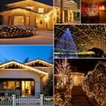 thumbnail image 2 of Neoglint 20Meters/65.6Ft 200LEDs Solar Powered Fairy String Light with Controller IP67 Water Resistance Built-in 1200mAh High Capacity Rechargeable Cell for Patio Yard Garden Wedding Function, 2 of 9