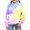 Purple, variant on Trendy Digital Printed Girls Hoodies Sweatshirts Pullover with Pocket for Active Kids