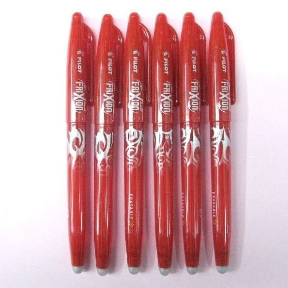 Pilot FriXion Ball Knock Retractable Gel Pen - 0.5 mm - Red