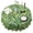 Green Pioneer Flower, variant on Multicolor Cartoon Floral Pattern Round Tablecloth 60"x60",Wrinkle Wipeable Table Cloth for Kitchen Dining Room Picnic Patio Party