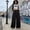 Black, variant on Delayuji Baggy Cargo Pants For Women Wide Leg Pants High Waisted Elastic Casual Pants Spring