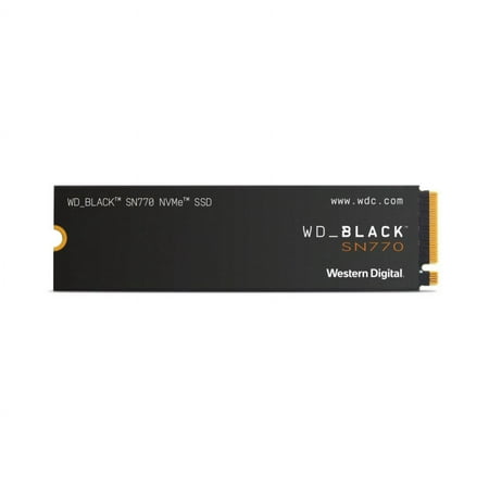 Restored Western Digital WDBBDL5000ANC-WRWM 500GB SN770 NVMe Internal PCIe Gen4 M.2 2280 SSD Solid State Drive - Black (Refurbished)