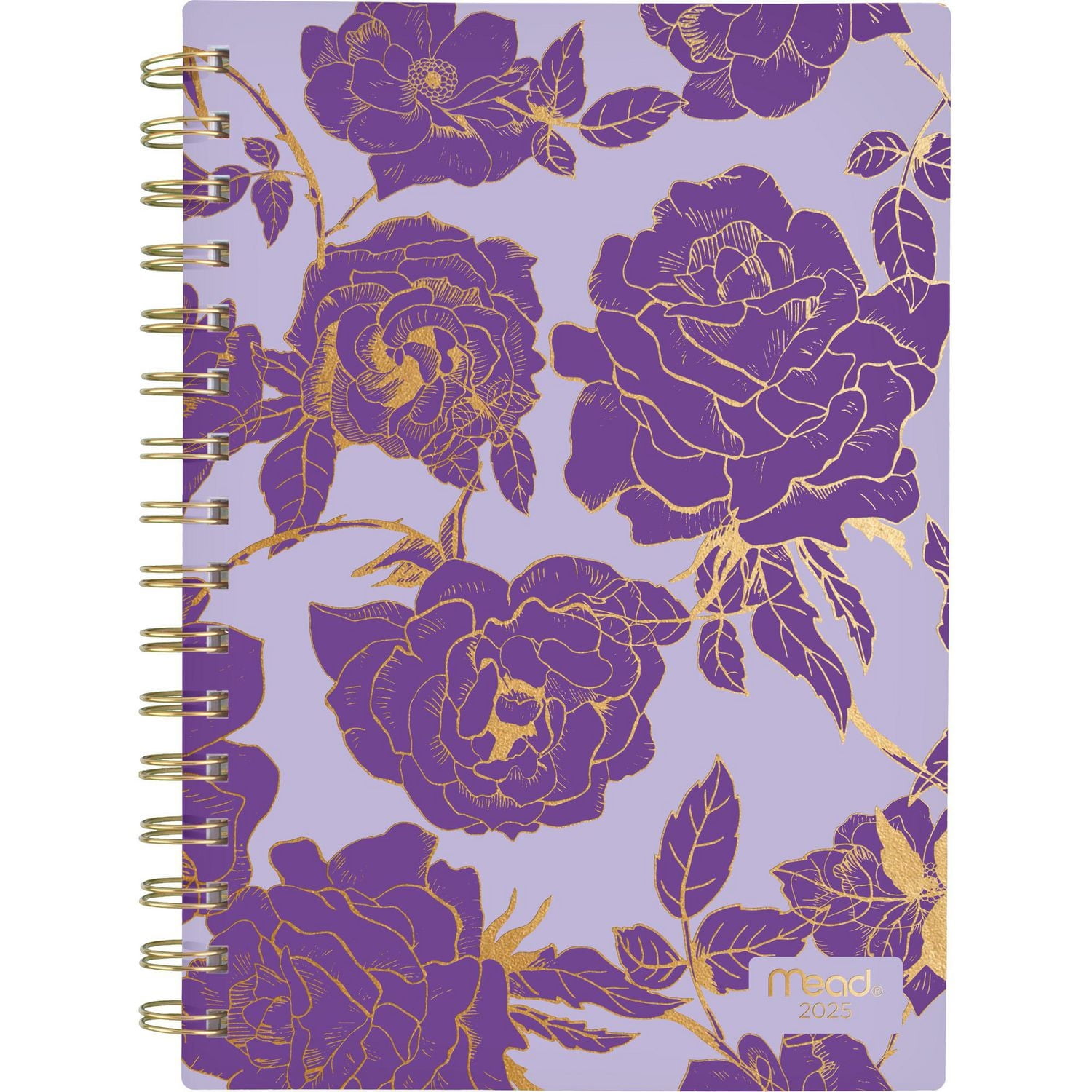 Mead Purple Rose Small Weekly/Monthly Planner, Planner