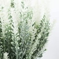 thumbnail image 4 of Sinhoon Artificial Lavender Flowers 8pcs Fake Plants with Faux Plastic Wedding Bouquet for Table Centerpieces Home Kitchen Garden Farmhouse Decor White, 4 of 7