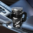 thumbnail image 5 of 40oz Tumbler,Halloween White Ghosts Pumpkins and Spider Webs Insulated Tumblers with Removable Handle,Stainless Steel Double Vacuum Coffee Tumbler Cup with Straw for Home,Office,Travel,Party, 5 of 5