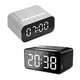 thumbnail image 2 of Radio Reloj Despertador Con Altavoz Bluetooth Relojes Despertadores Batería De Respaldo De Cabecera Y Alimentación De Red Utilizado Como Cargador Inalámbrico Y Cargador Usb Pantalla De Espejo Led Eigraketly HA025271-02, 2 of 5