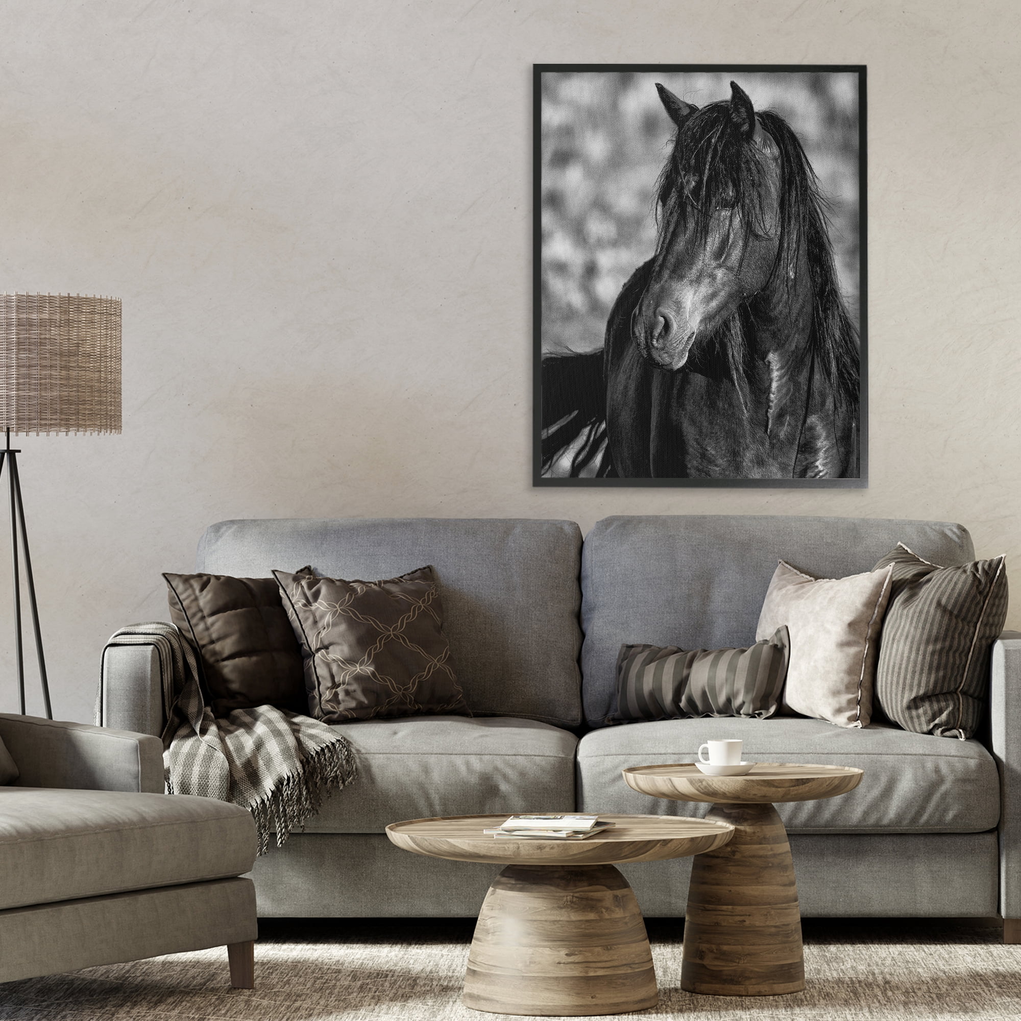 Stupell Industries Beauty In Black Black Framed Giclee Art, design by Tim West