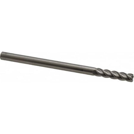 

Accupro 1/4 Diam 4 Flute Single End Solid Carbide 0.03 Corner Radius End Mill Uncoated 4 OAL 1 LOC 1/4 Shank Diam 40° Helix RH Cut RH Flute Centercutting