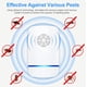 thumbnail image 2 of 6 paquetes de repelente ultrasónico de plagas, repelente de control de plagas, repelente de plagas enchufable para mosquitos, ratones, cucarachas y arañas blancas, 1 unidad, 2 of 5