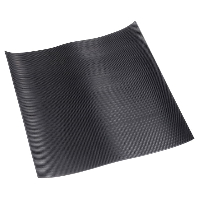 Unique Bargains Shock Absorbing Mat, 20' x 20' x 0.2' Rubber Anti Vibration Pads, Black