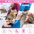 thumbnail image 3 of Cat Shower Net Bag Grooming Bathing Adjustable Washing Bag Multifunctional Cat Restraint Accessories Prevent Biting Scratching, Nail Trimming, Ears Clean, Keeping Calm, 3 of 7